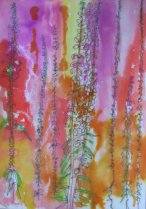 Hollyhocks